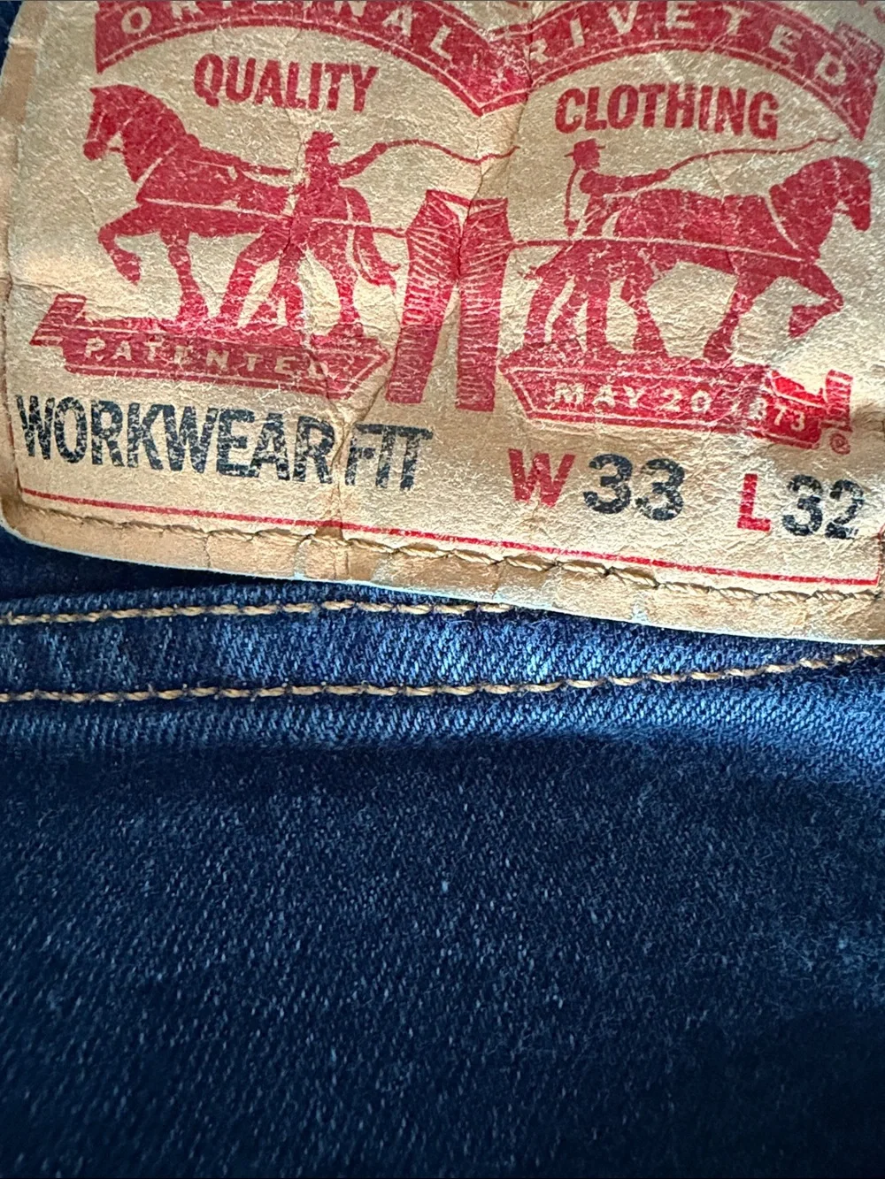 Levi's Men’s Workwear Heavy Jeans